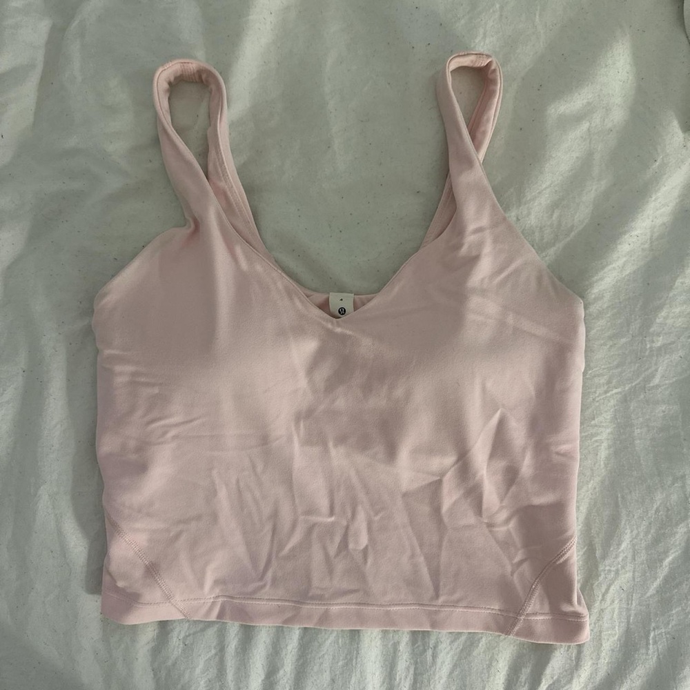 Lululemon Athletica Light Pink Tank Top
